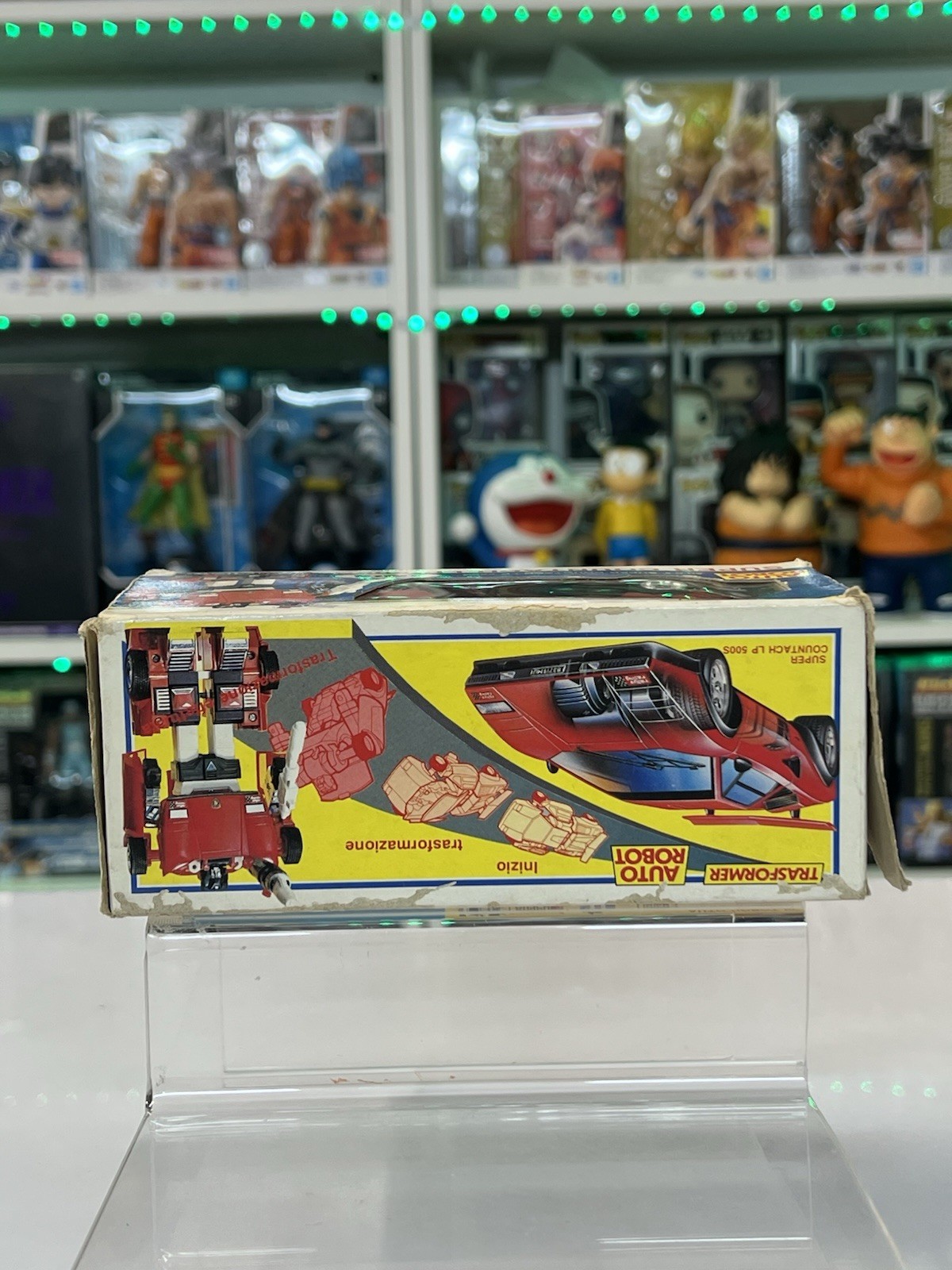 Gig Takara Diaclone Trasformer Auto Robot Lamborghini Super Countach LP 500s - immagine 8