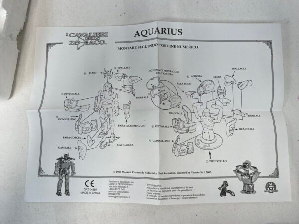 Giochi Preziosi I Cavalieri Dello Zodiaco Saint Seiya Die Cast - Aquarius Camus - immagine 9