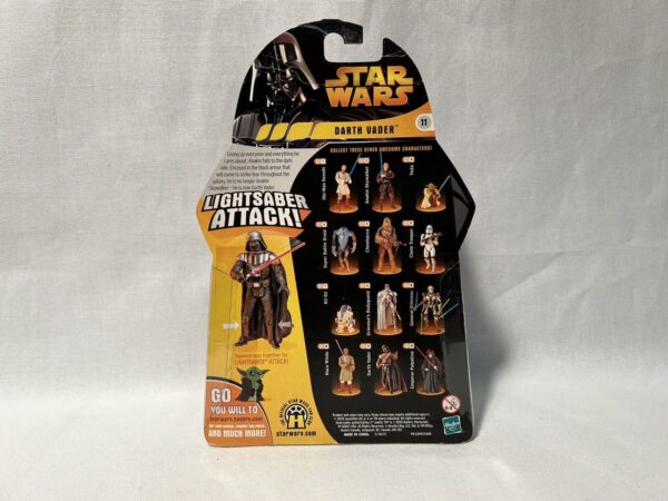 HASBRO STAR WARS REVENGE OF THE SITH DARTH VADER 2005 ACTION FIGURE NEW SEALED - immagine 6