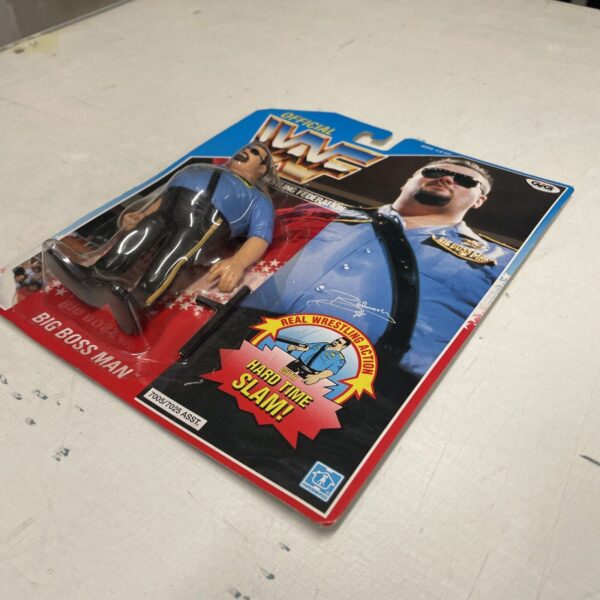 Hasbro WWF Big Boss Man Wrestling Figure Series 1 1990 GIG - immagine 5