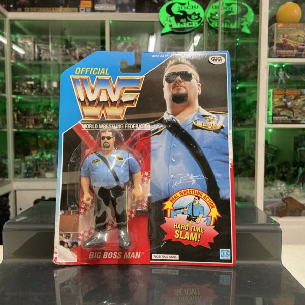 Hasbro WWF Big Boss Man Wrestling Figure Series 1 1990 GIG