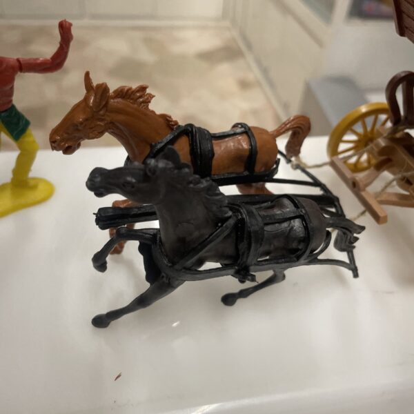 ISAS Soldatini  FAR WEST Cowboys Diligenza - scala 1/32 - immagine 3