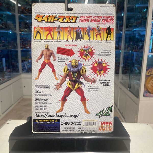 KAIYODO Tiger Mask Golden Mask Maschera d'Oro Xebec Toys Tiger Man N 7 - immagine 3