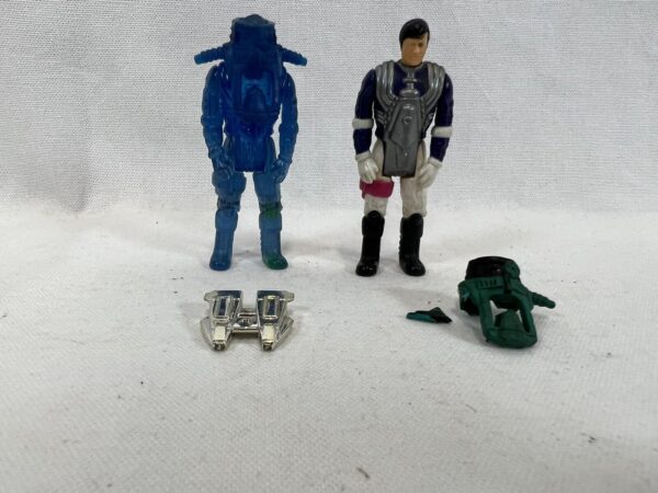 Kenner Mask M.A.S.K. Vintage Bruce Sato + Clone Pilota Dynamo - immagine 3