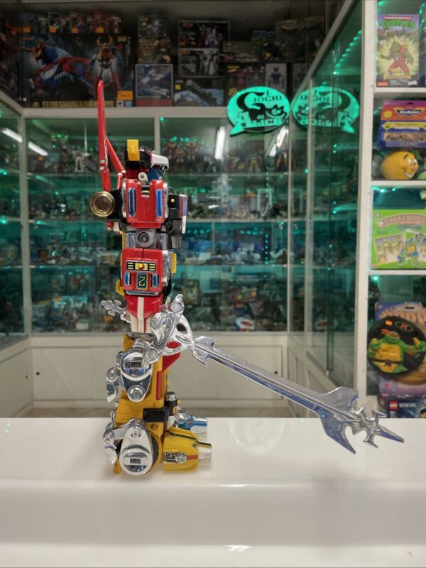 LIONBOT Voltron Deluxe DX trasformabile Vintage Die Cast 28 Cm Golion - immagine 5