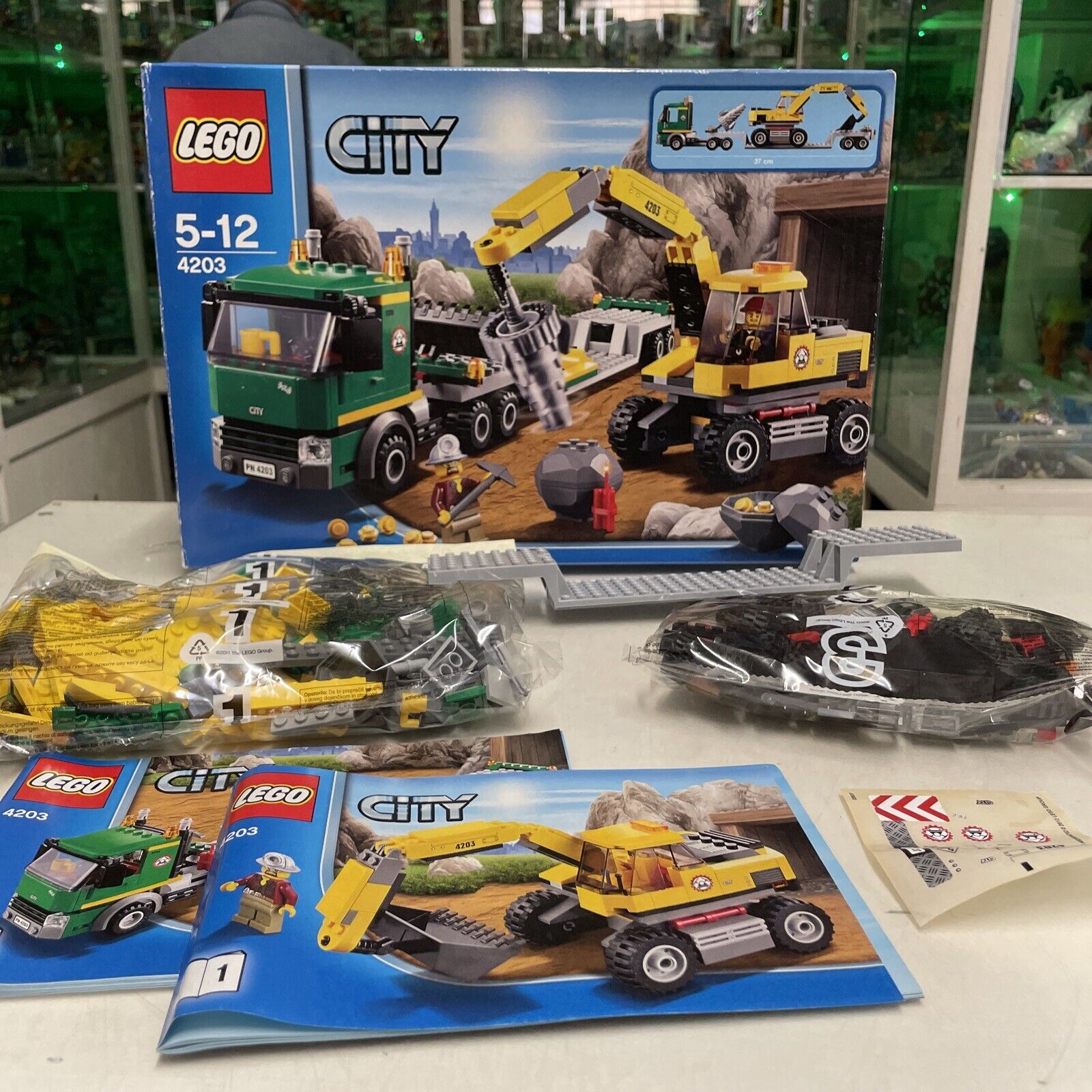 Lego 4203 City – Excavator Transporter – Città – pari al nuovo – I Giochi  di Alice