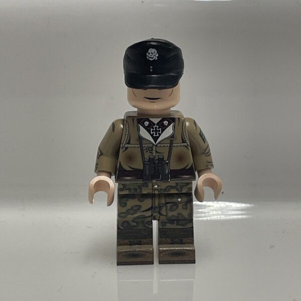 Lego VALIANT BRICKS Minifigure - Carrista Tank Pilot SS -  Military WWII - immagine 3
