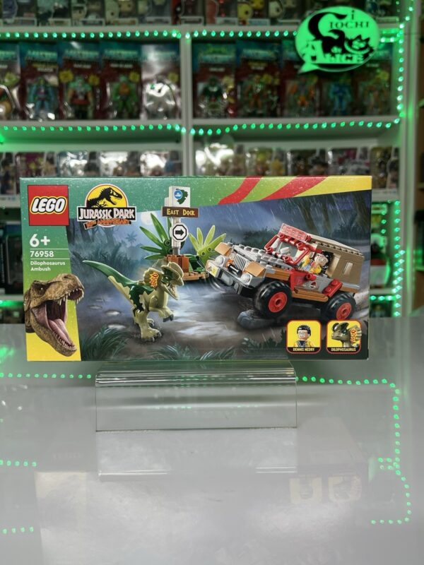 Lego serie Jurassic Park 30th Anniversary Set 76958 - Dilophosaurus Ambush - immagine 3