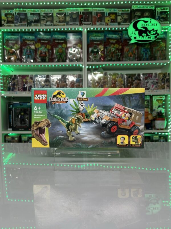 Lego serie Jurassic Park 30th Anniversary Set 76958 - Dilophosaurus Ambush