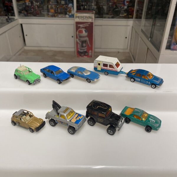 Lotto  Majorette 9 modelli Rulotte 2 Cavali Jeep  1/55 - immagine 5