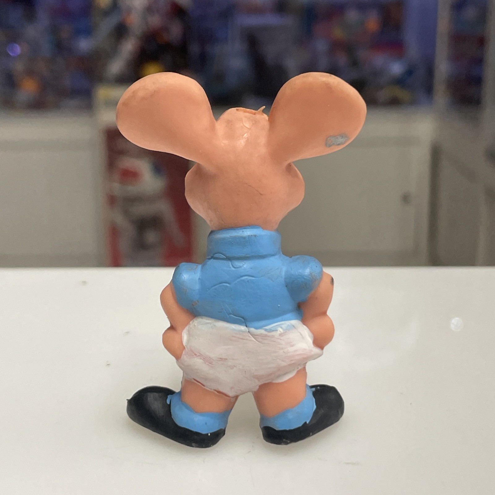 Maria Perego TOPO GIGIO Italia Calcio Maglia sportiva Gomma Vintage - immagine 5