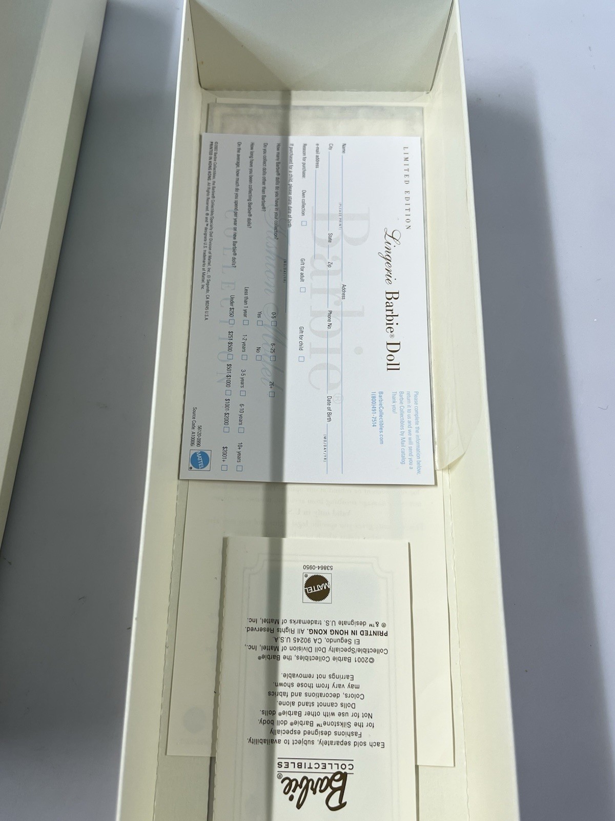 Mattel Barbie - Fashion Model Collection - Barbie Lingerie 56120 AA AfroAmerican - immagine 12