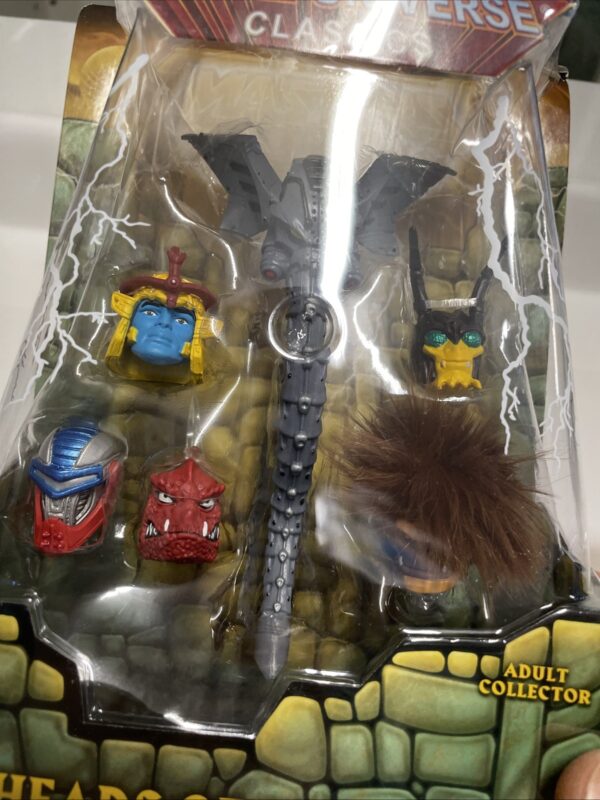 Mattel  HEADS OF ETERNIA  Matticollector MOTUC Masters of the Universe NUOVO - immagine 8