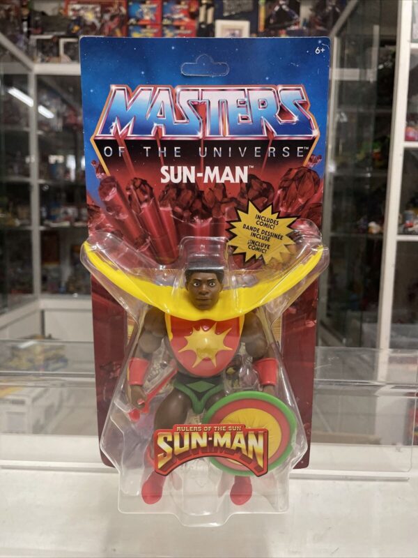 Mattel Masters Of The Universe Origins SUN-MAN + comic Mattel 2020 MOTU