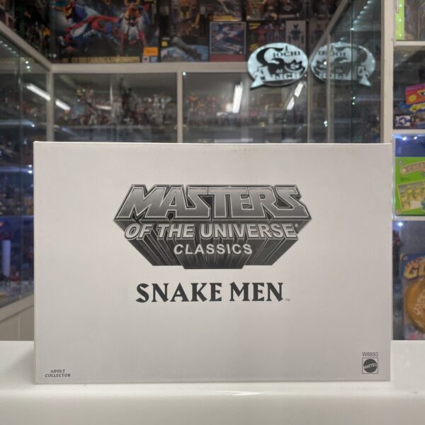 Mattel SNAKE MEN Super 7 MOTUC Masters of the Universe Classic NUOVO