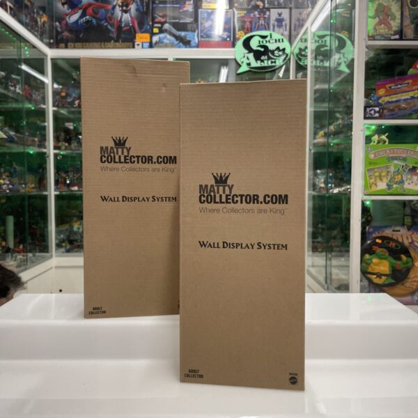 Mattel Wall Display System MOTUC 2 box Masters of the Universe Classic NUOVO