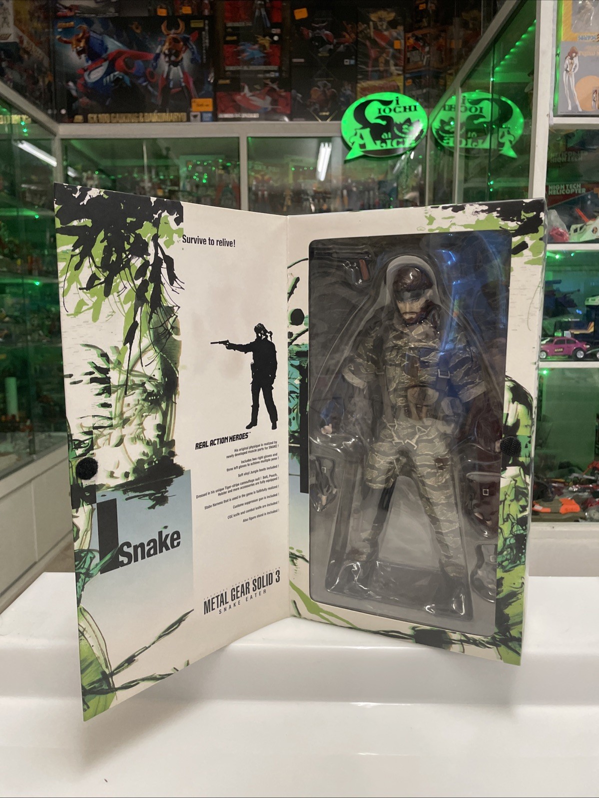 Medicom Toys - R.A..H - Metal Gear Solid 3 Snake Eater - Snake - Nuovo Sealed - immagine 3