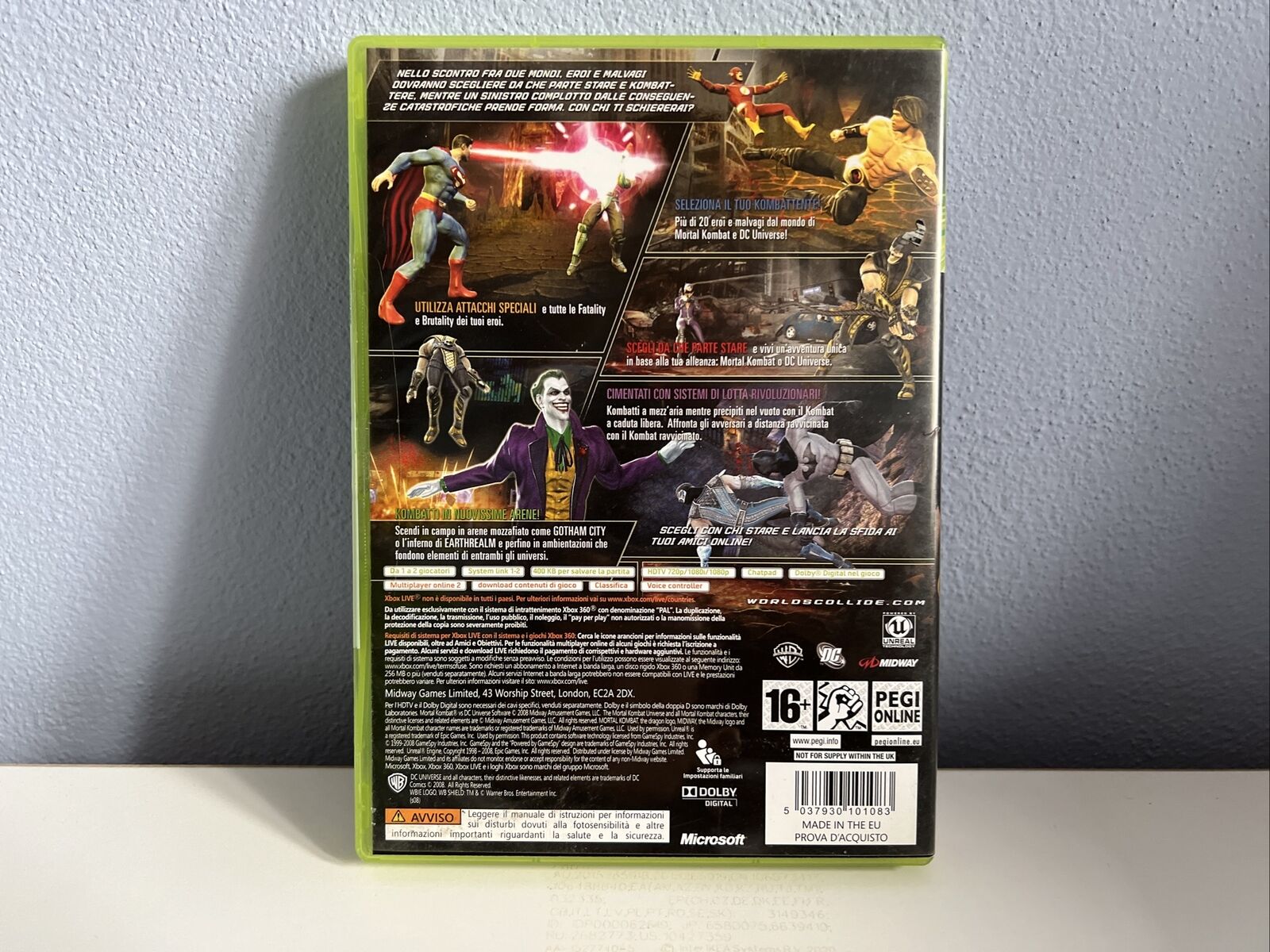 Microsoft-Xbox-360-Videogioco-Mortal-Kombat-Vs-Dc-Universe-Pal-Ita-144287672573-3