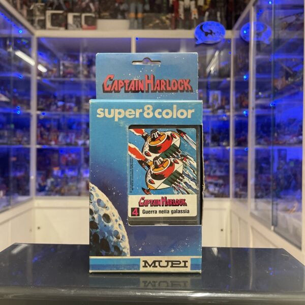 Mupi CAPITAN HARLOCK Cassetta N. 4 Super 8 per CINEVISOR, 1978