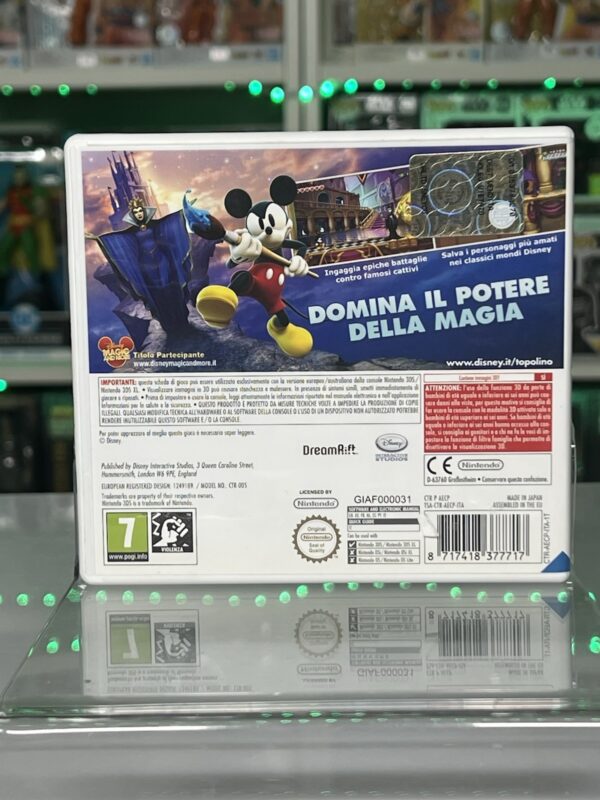 Nintendo 3DS 2DS videogioco - Disney Epic Mickey Il Potere Della Magia - immagine 5
