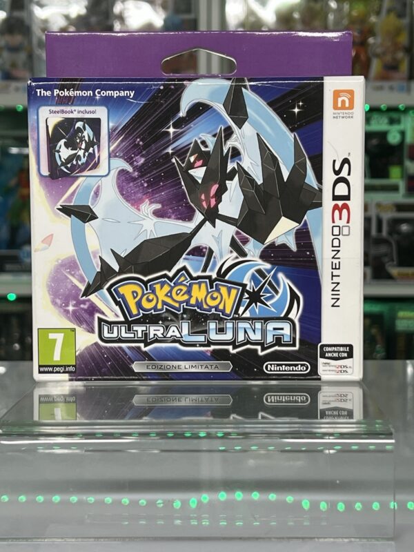 Nintendo 3DS 2DS videogioco - PoKemon  UltraLuna Edizione Limitata steel book - immagine 3