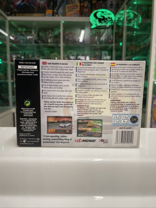 Nintendo 64 - World Driver Championship  - Nintendo N64 - PAL EUR - immagine 3