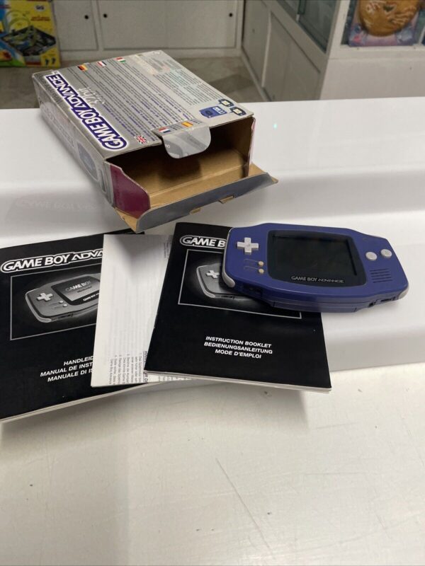Nintendo Game Boy Advance VIOLA Nintendo Console + giochi - immagine 5