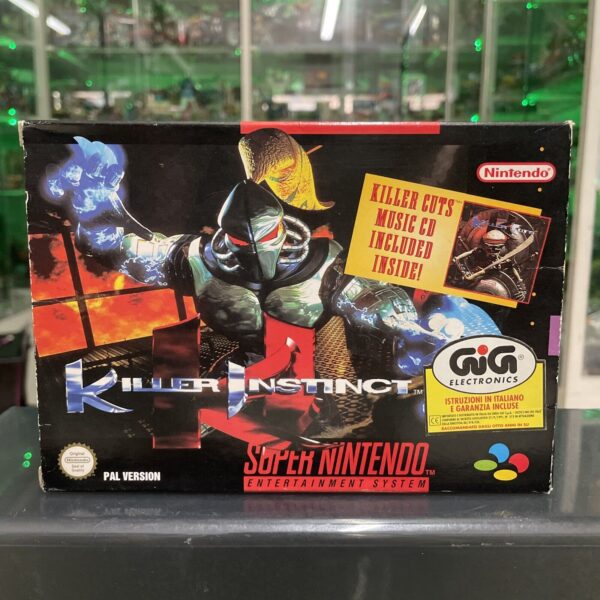 Nintendo KILLER INSTINCT PAL GIG ITA SUPER NINTENDO SNES  Completo cd sigillato - immagine 3