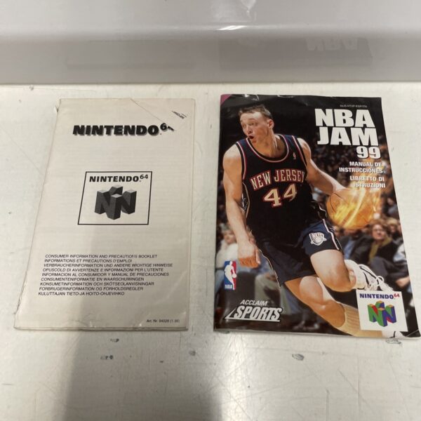 Nintendo - NBA JAM 99  - Nintendo 64 N64 - PAL Euro - immagine 5