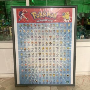 Nintendo Poster  100x70 POKEMON Originale Negozianti Vintage