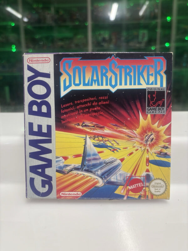 Nintendo SOLAR STRIKER Game Boy MATTEL Pal ita RARE