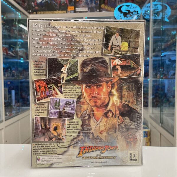 PC - INDIANA JONES e la Macchina Infernale - Big box ita COMPUTER Sigillato - immagine 3