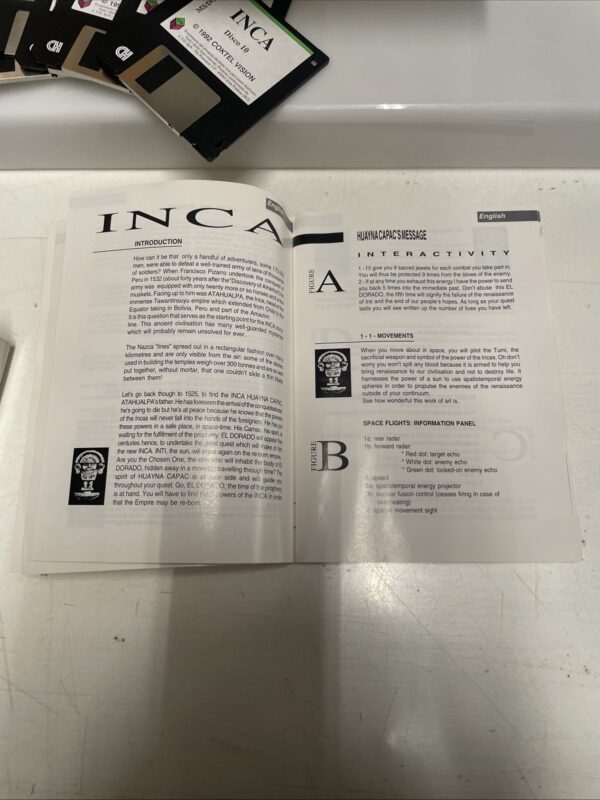 PC Inca IBM big box coktel vision dos Windows retrogame floppy - immagine 12