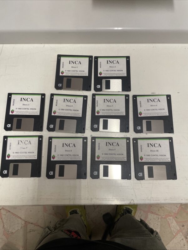 PC Inca IBM big box coktel vision dos Windows retrogame floppy - immagine 15