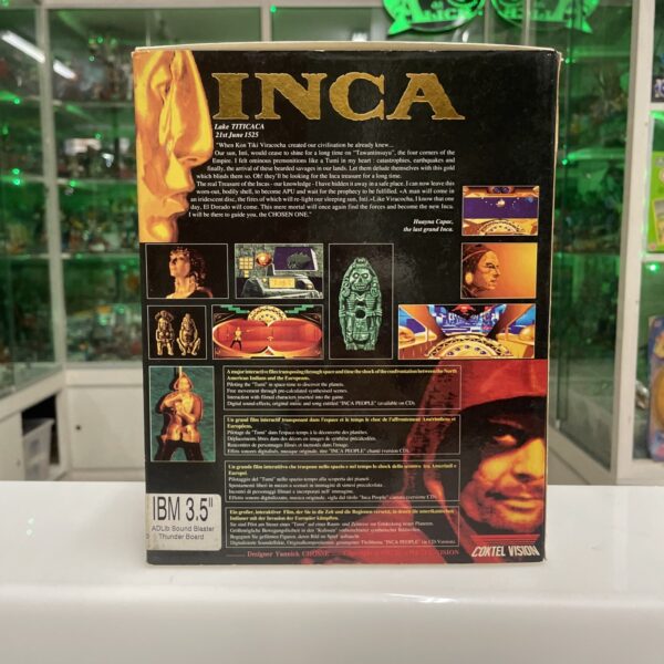 PC Inca IBM big box coktel vision dos Windows retrogame floppy - immagine 3