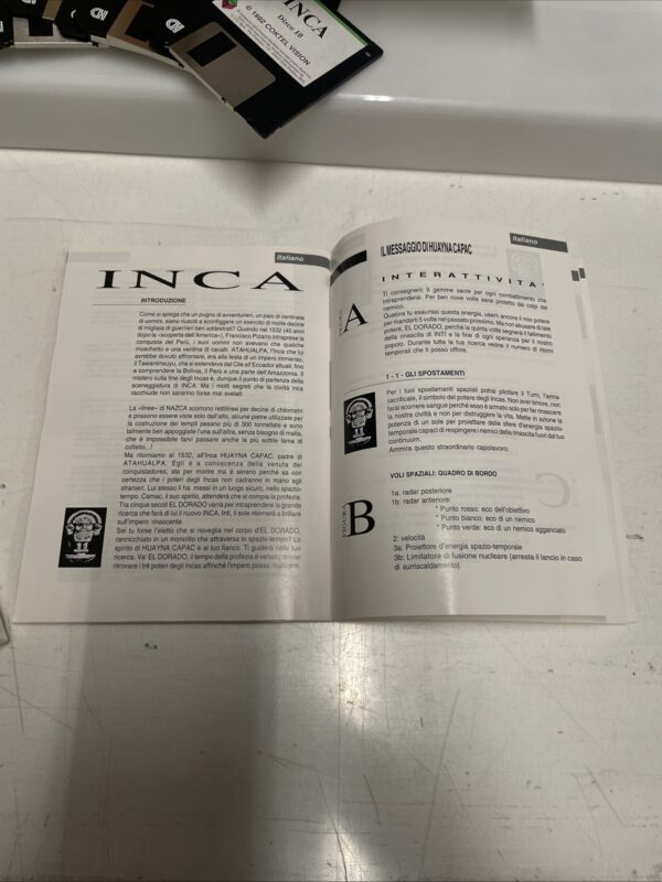 PC Inca IBM big box coktel vision dos Windows retrogame floppy - immagine 10