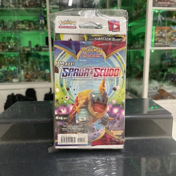 POKEMON Nintendo Mazzo Tematico SIRFETCH'D _  SPADA e SCUDO  - ITA 🇮🇹 - immagine 3