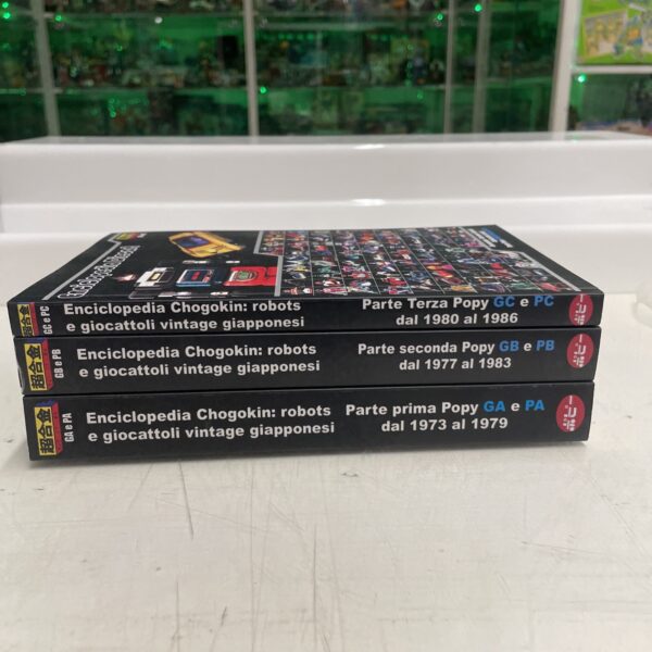 POPY CHOGOKIN - Enciclopedia Diecast - set tre volumi GA -PA GB-PB GC-PC Rari - immagine 3