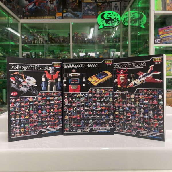 POPY CHOGOKIN - Enciclopedia Diecast - set tre volumi GA -PA GB-PB GC-PC Rari