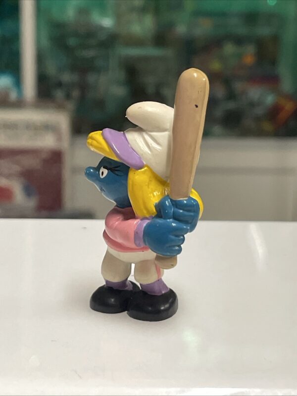 Peyo PUFFI Schlumpf Smurfs - Puffetta Baseball - RARA Ottima - immagine 3