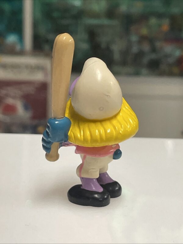 Peyo PUFFI Schlumpf Smurfs - Puffetta Baseball - RARA Ottima - immagine 4