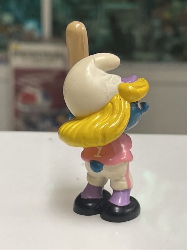 Peyo PUFFI Schlumpf Smurfs - Puffetta Baseball - RARA Ottima - immagine 5