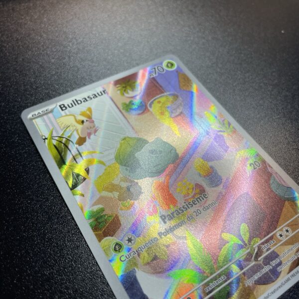 Pokemon Nintendo  BULBASAUR 143 Stellar Crow Illustrator ITA - NM - tcg - immagine 4