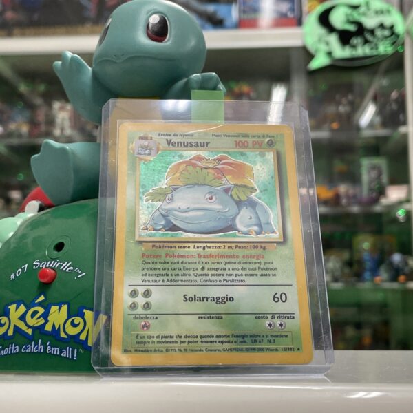 Pokemon Nintendo  Venusaur 15/102 Set Base Rara Holo ITA - VG / EX- tcg