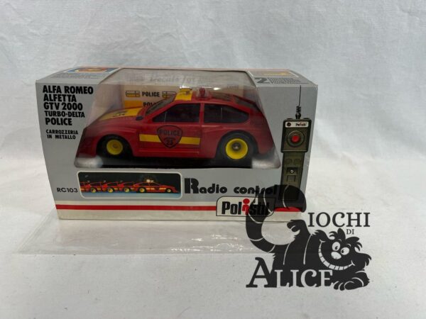Polistil Alfa Romeo Allerta Fata 2000 Turbo Delta Police Radio Control New