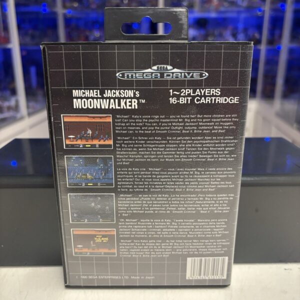 SEGA Michael Jackson's Moonwalker MEGA DRIVE Pal NO MANUALE - immagine 3