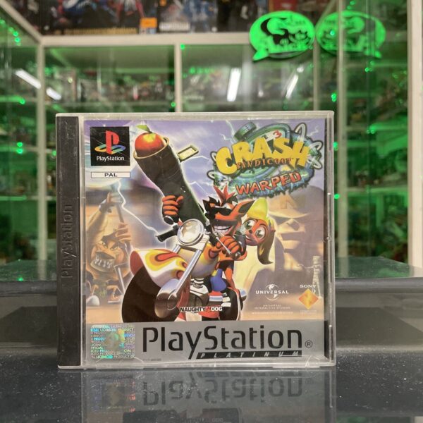 SONY PS1 CRASH BANDICOOT 3 WARPED Sony Playstation PAL ita Platinum
