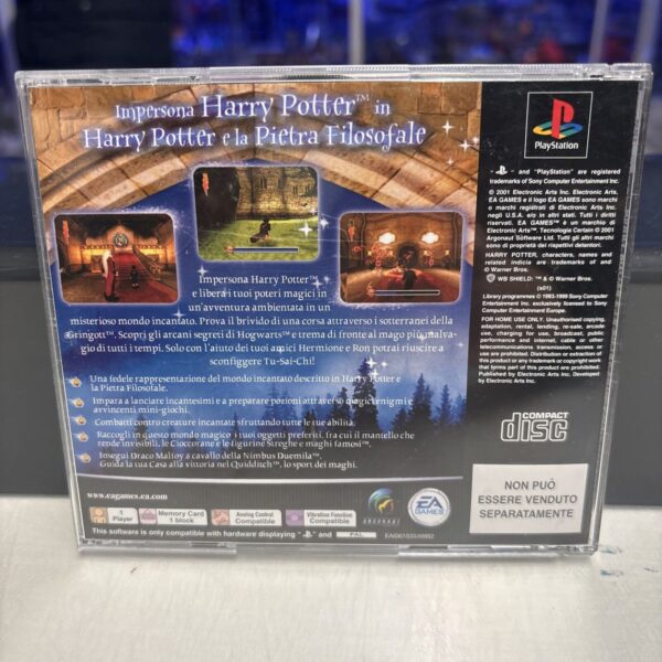 SONY PS1 HARRY POTTER e la Pietra filosofale Pal ita RARE bundle PSone version - immagine 3