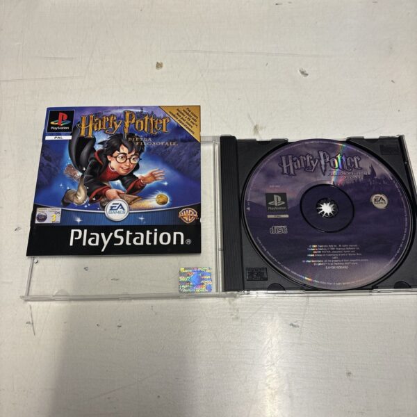 SONY PS1 HARRY POTTER e la Pietra filosofale Pal ita RARE bundle PSone version - immagine 5