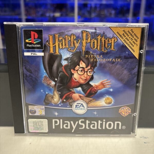 SONY PS1 HARRY POTTER e la Pietra filosofale Pal ita RARE bundle PSone version